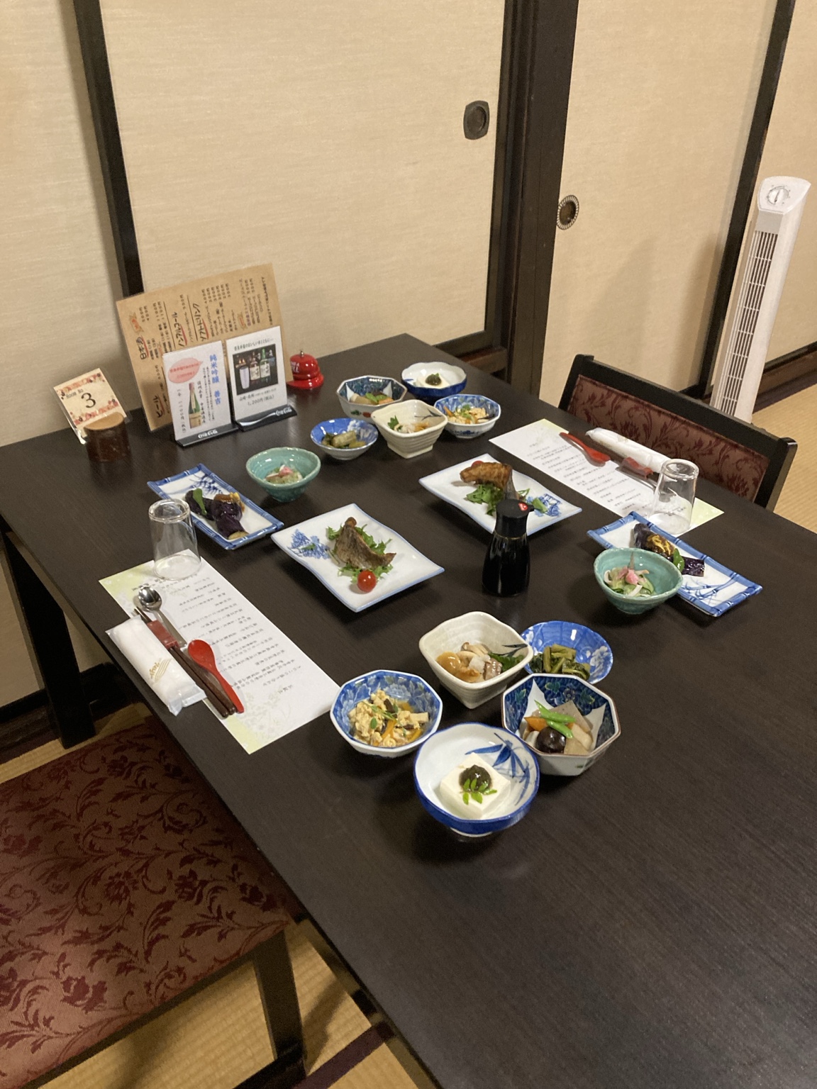 御宿 伊勢屋で提供された1泊2食付きプランの夕食