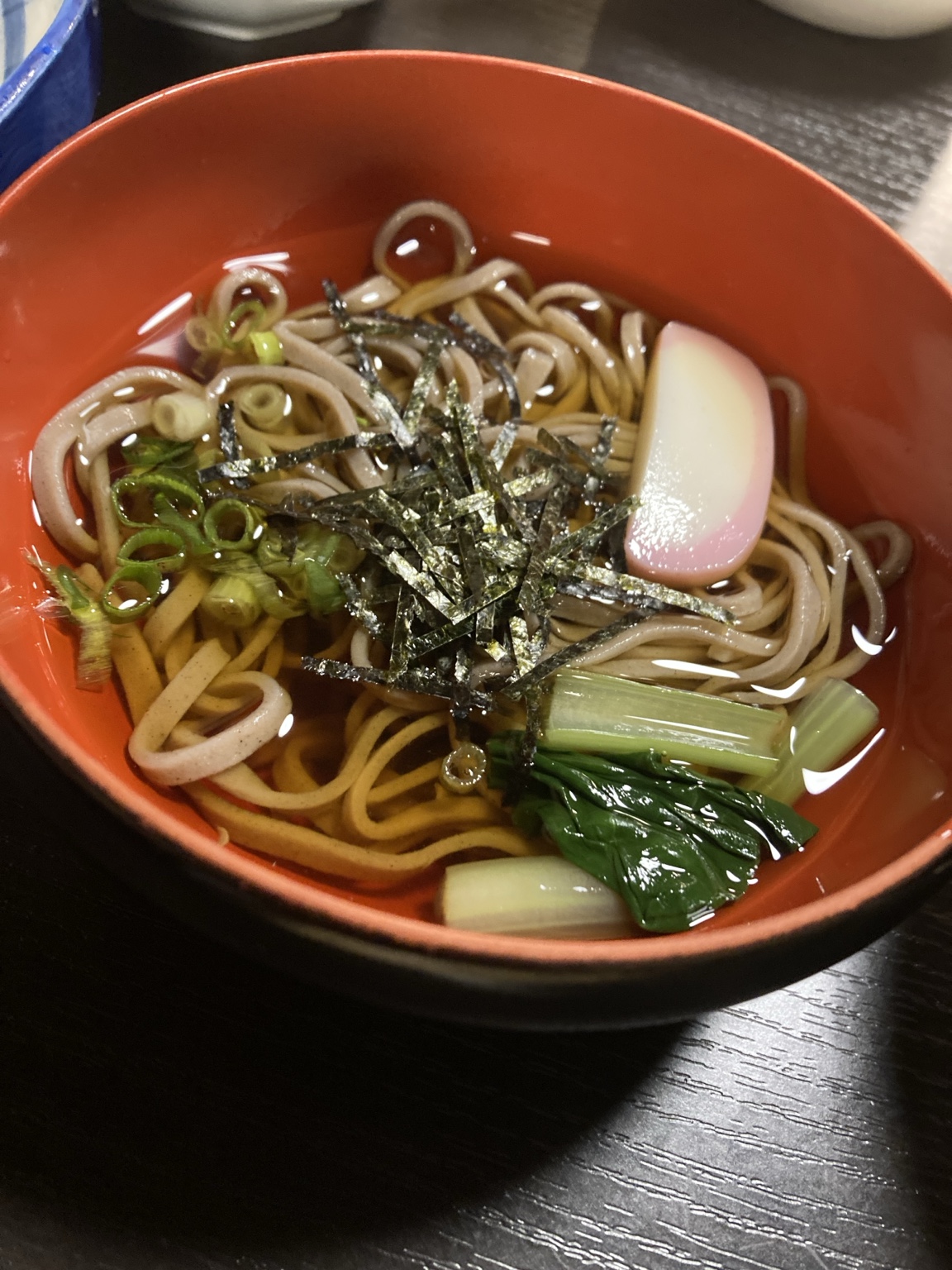 御宿 伊勢屋の夕食で提供されたそば